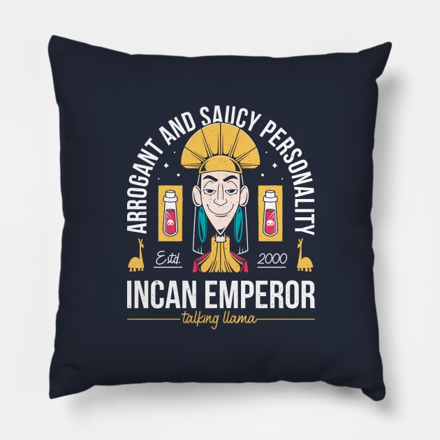 Incan Emperor Pillow by Alundrart