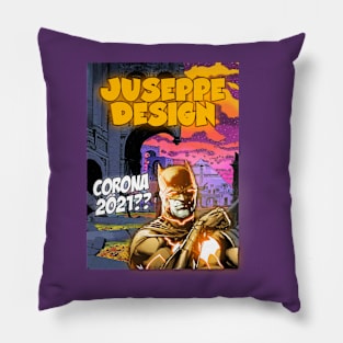 Comics Covid 2021 Design Pillow