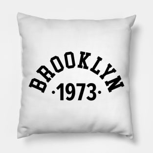 Brooklyn Chronicles: Celebrating Your Birth Year 1973 Pillow