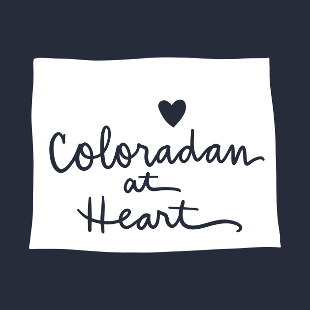 Coloradan At Heart: Colorado State Pride Calligraphy by Tessa McSorley