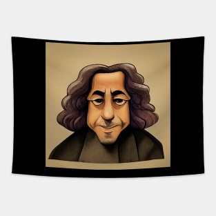 Baruch Spinoza Caricature Tapestry