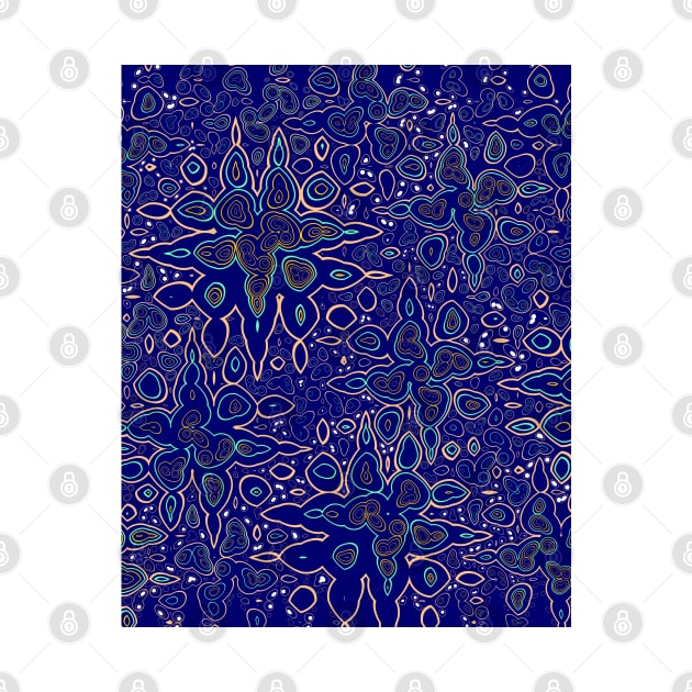 Millions and billions of stars, abstract starry night sky by KINKDesign