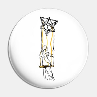 Single Line - Merkabah Pin