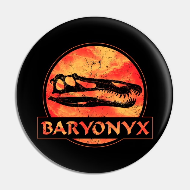 Baryonyx fossil skull Pin by NicGrayTees