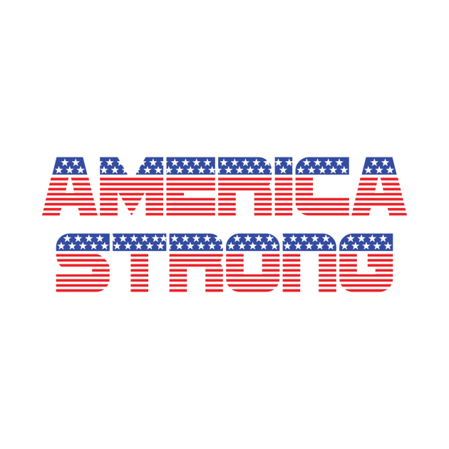 America Strong US Strong - on light colors by DDGraphits