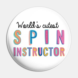 Spin Instructor Gifts | World's cutest Spin Instructor Pin