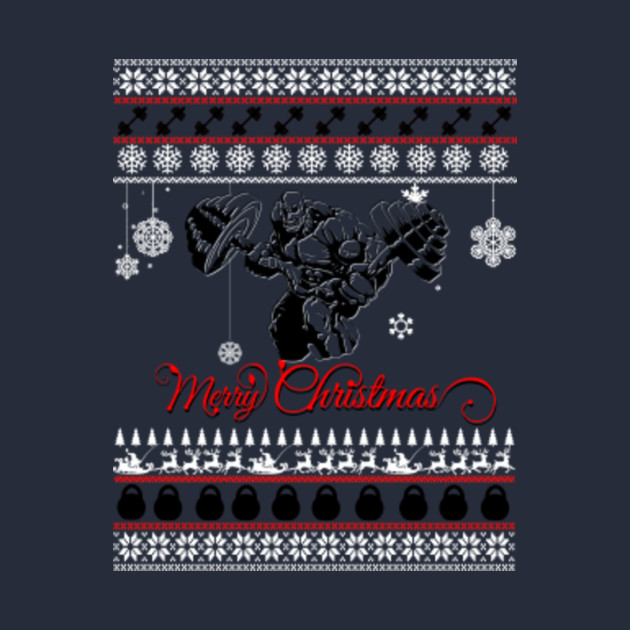 Merry Christmas Gym Gym TShirt TeePublic