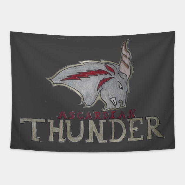 Asgardian Thunder Tapestry by Wild Howler Designs