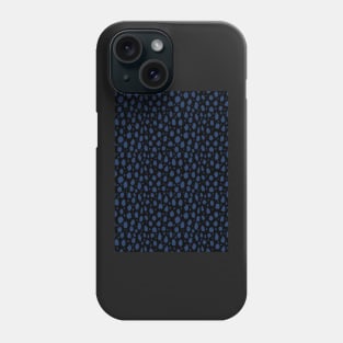 Black and Blue Spot Dalmatian Pattern Phone Case