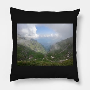 View from Bucegi mountains, Romania, Bucegi National Park Pillow