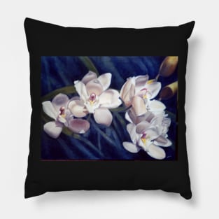 Orchid - Painting by Avril Thomas - Adelaide / South Australia Artist Pillow