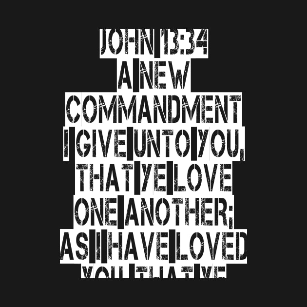 John 13:34 Typography by Holy Bible Verses