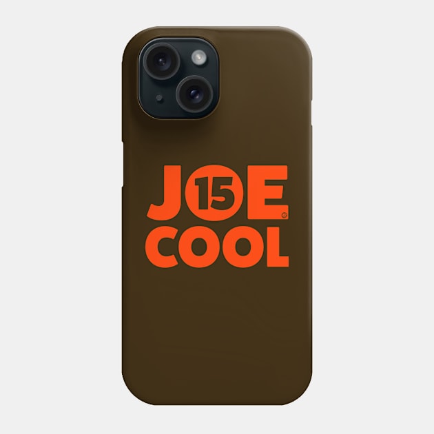 Cleveland Browns QB Joe Cool Orange Phone Case by Goin Ape Studios