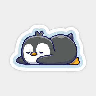 Cute penguin sleeping Magnet