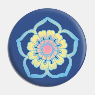 Digital daisy Pin