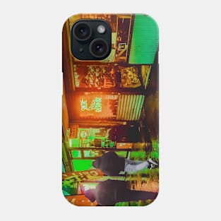 Fluo Street Walks Rainy Days Brooklyn NYC Phone Case