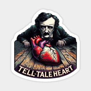 Edgar Allan Poe Tell-Tale Heart Literary Lover Magnet