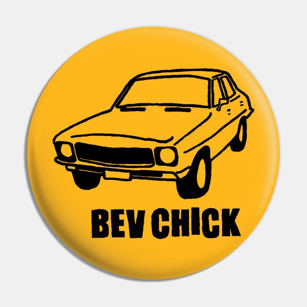 Bev Chick Pin by crap-art