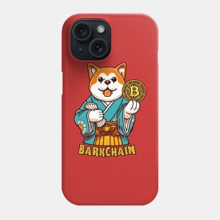 Bitcoin dog for dog lovers Phone Case