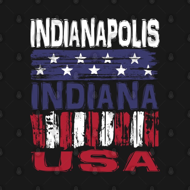 Indianapolis Ohio USA T-Shirt by Nerd_art