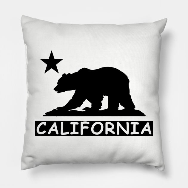 California Flag Pillow by Sneek661