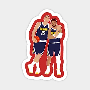 Jamal murray and Nikola Jokic : Denver nuggets gang Magnet