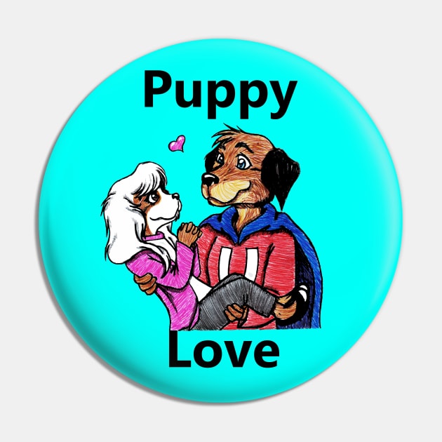 Puppy Love Pin by Nightcat17