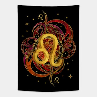 Leo Zodiac Fire element Tapestry