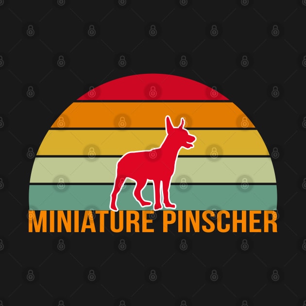 Miniature Pinscher Vintage Silhouette by seifou252017