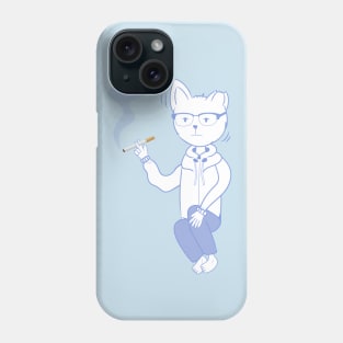 A simple man: cat Phone Case