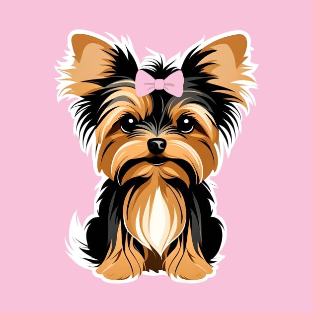 Yorkshire Terrier Baby Cute Yorkie Puppy Girl by LittleBean