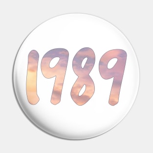 1989 Pink Sky Pin