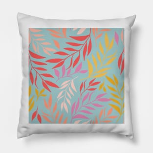 Pretty leaf repeat pattern Pillow