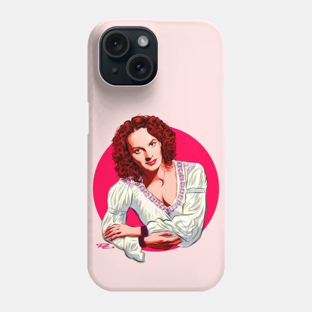 Maureen O'Hara - An illustration by Paul Cemmick Phone Case by PLAYDIGITAL2020