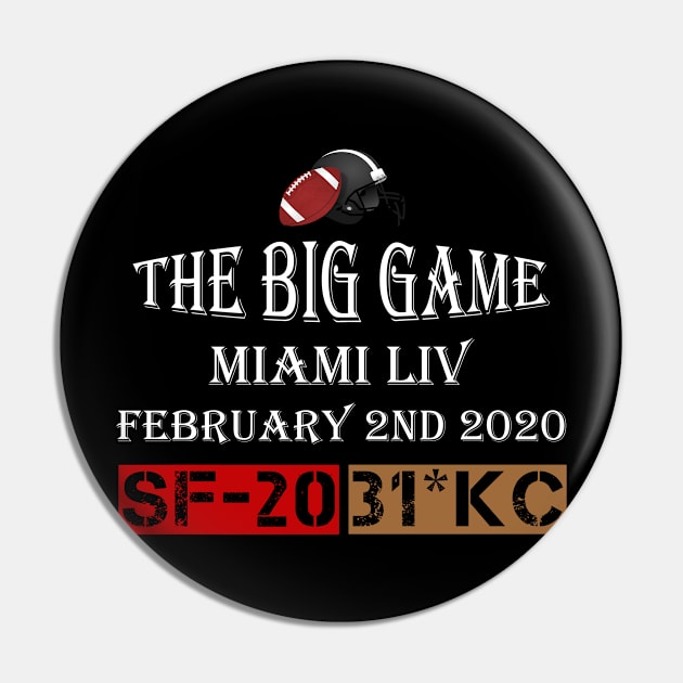 THE BIG GAME--MIAMI LIV--FEBRUARY 2nd 2020 Pin by mo designs 95