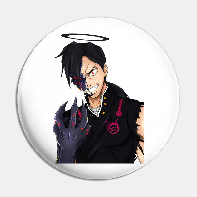 Greed Anime Pin Teepublic Greed Anime Pin Teepublic
