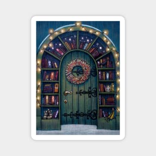 Magic World of Books Door Magnet