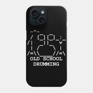 Old School Drummer Phone Case