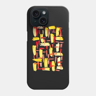 Orange Yellow Plaid Phone Case