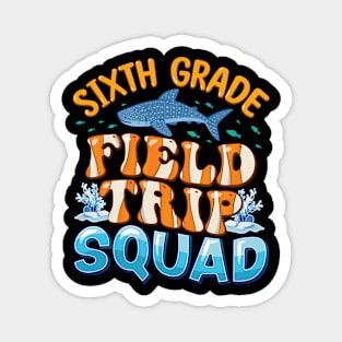 Sixth Grade Aquarium Field Trip Squad Students Teacher Magnet