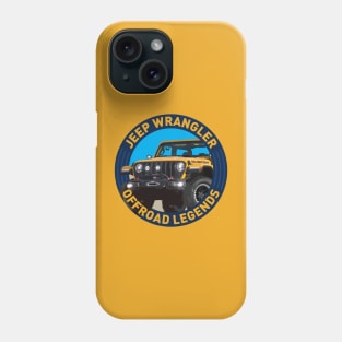 4x4 Offroad Legends: Jeep Wrangler Rubicon Phone Case