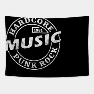 Hardcore Punk Rock Music Tapestry