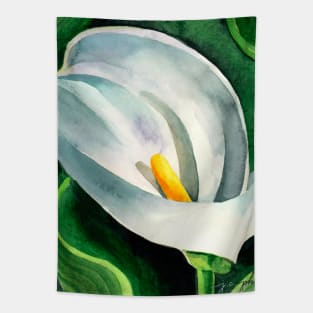 Calla Lily Drama Tapestry