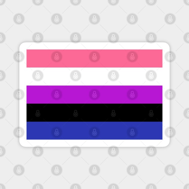 Genderfluid Flag Magnet by AnnaBanana