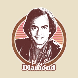 Neil Diamond // Retro 70s Fan Design T-Shirt