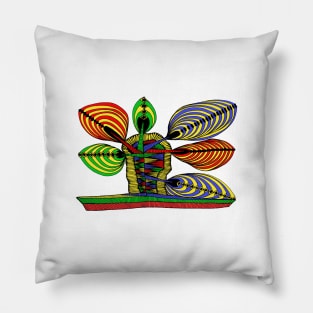 Fan Boat Abstract Pillow