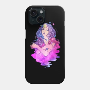 Celestial Anime Galactic Princess Manga Girl Goth Phone Case