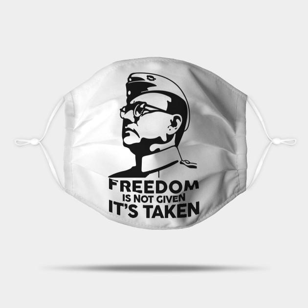 Nethaji Subash Chandra Bose Quote Indian Leader - India - Mask | TeePublic Nethaji Subash Chandra Bose Quote Indian Leader - India - Mask | TeePublic