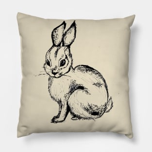 Follow the White Rabbit Pillow