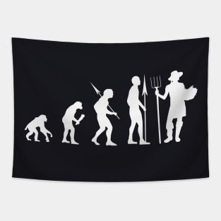 Gardening Evolution Gardener Gift Tapestry